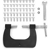Foruly 1/8" Semi-Tubular Rivet Tool Kit with 50 Rivets | 1/8" Vent Window Restoration Tool Kit for Tonka Pinball Vent Colema n Repair with 50 Standard Rivets