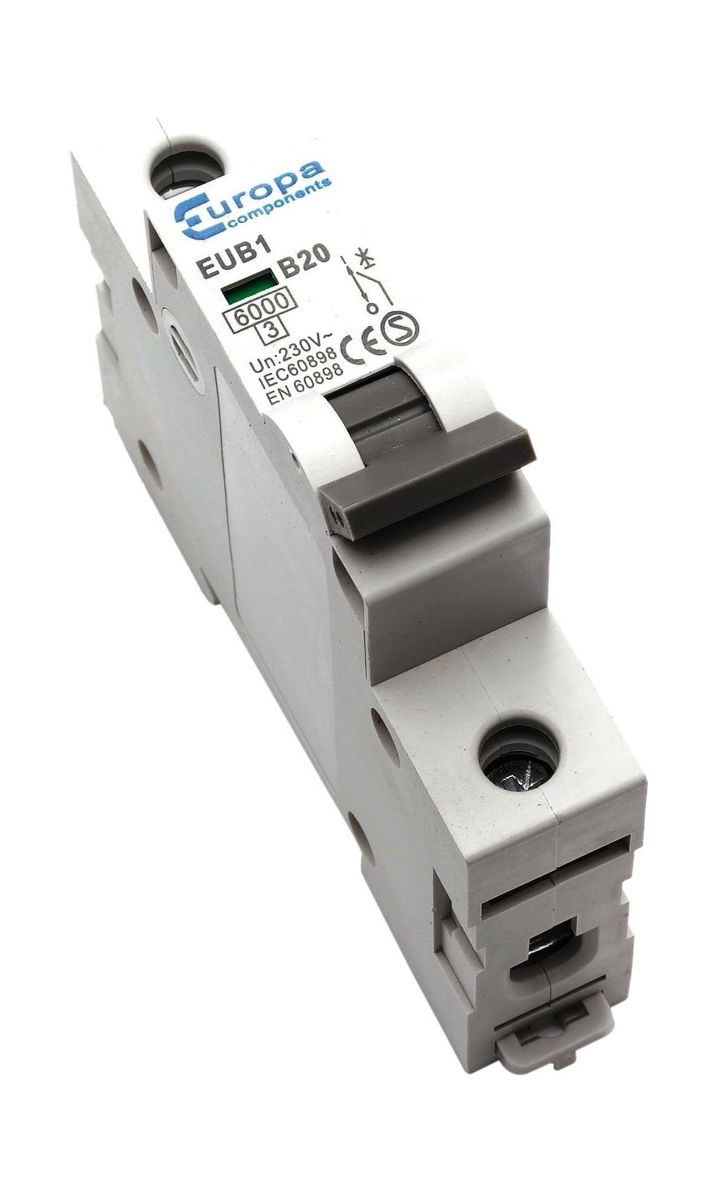 Merriway BH04186 63 A Type B Miniature Circuit Breaker