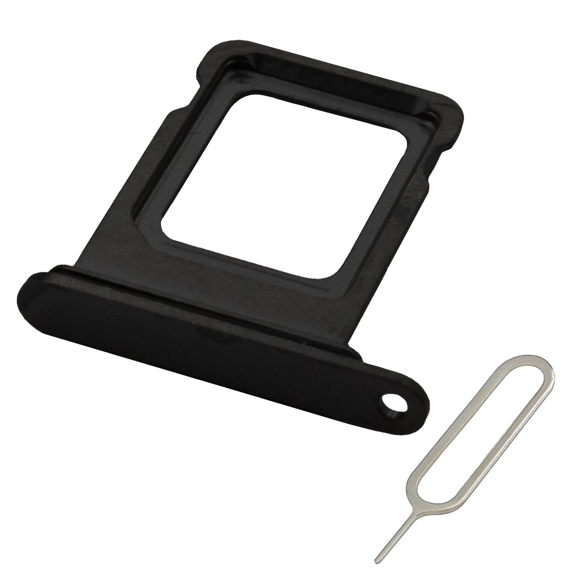 MMOBIEL SIM Card Tray Compatible with iPhone 13 Pro/13 Pro Max – SIM Slot Tray Holder – SIM Holder Replacement – Incl. SIM Card Removal Tool And Waterproof Rubber Seal Ring - Black