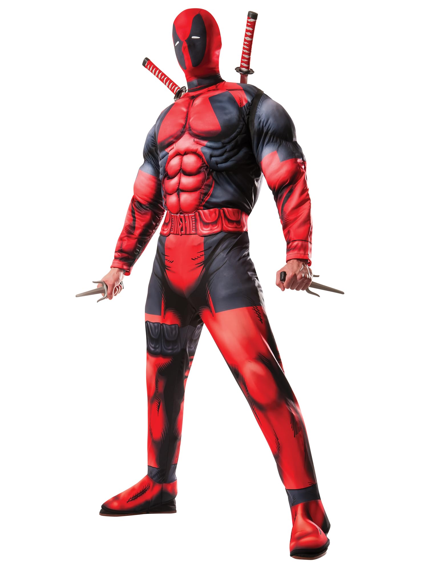 Rubie's Official Marvel Deadpool Deluxe, Adult Costume, XL, Red