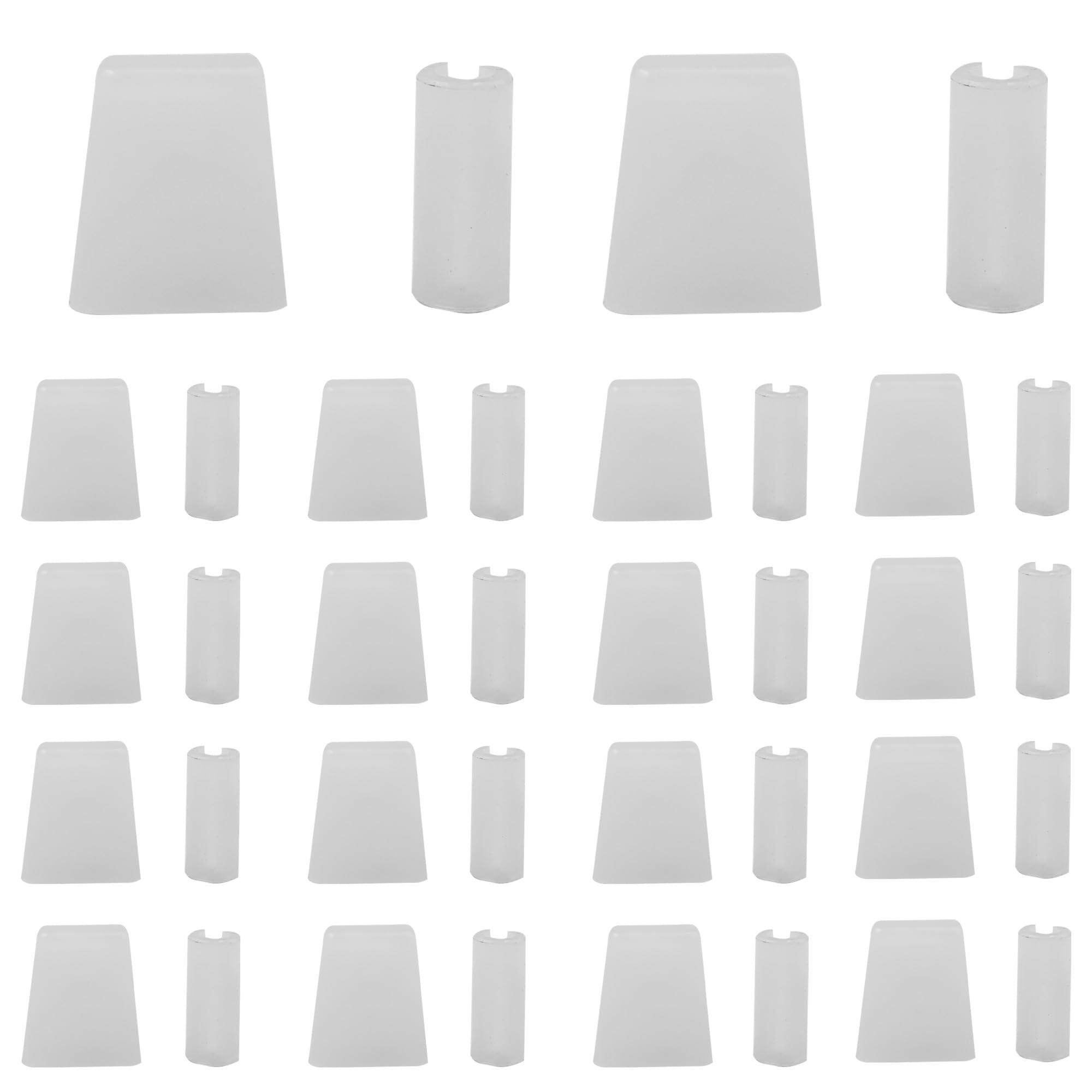 Photo 1 of AUXBC 40Pcs Hard Rubber Feet for Sink Grid, Kitchen Sink Rack Feet Protectors, Sink Wire Protective Rack Feet, Heavy Duty Rubber Bumpers for Wire Grate Replacement Parts(White)