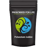 Prescribed for Life Potassium Iodide Powder | USP Grade Potassium Iodide | Supports Metabolism | Promotes Healthy Hair, Skin, &amp; Nails | Natural, Gluten Free, Vegan, Non-GMO | 12 oz
