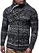 LEIF NELSON Men's Knitted Hoodie LN20523