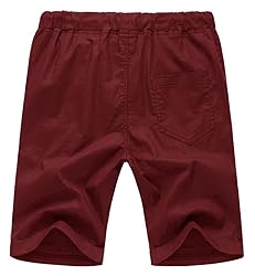 NITAGUT Men's Linen Casual Classic Fit Short