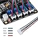 UEETEK 4 Pcs Bipolar Stepper Motor Cables 100 cm Long for NEMA 17 Used in Reprap 3D Printers CNC Machines