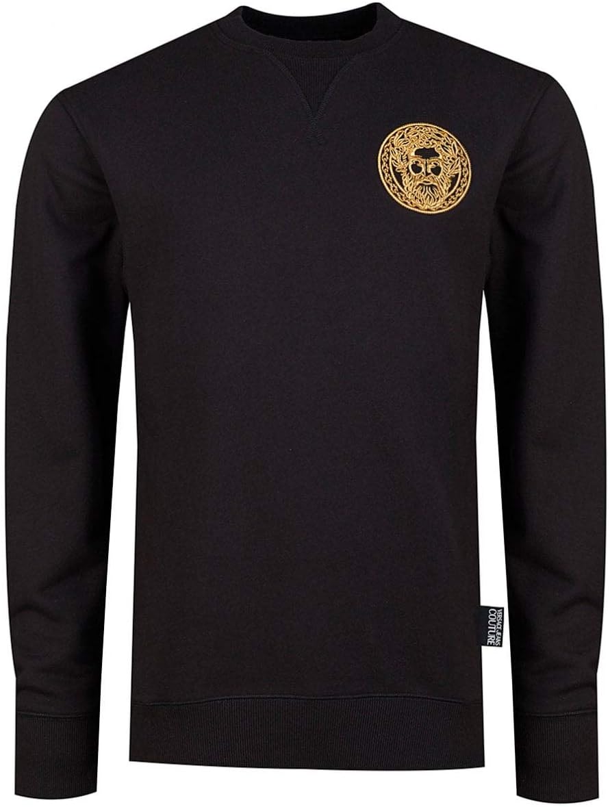 VERSACE JEANS COUTURE Embroidered Head Logo Sweatshirt