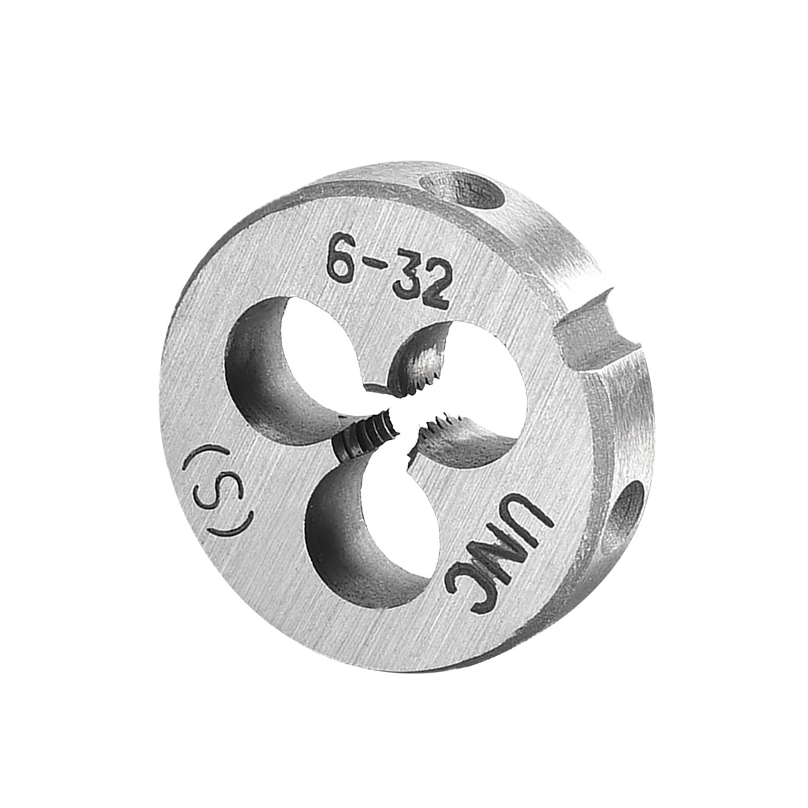 CoCud Round Die, 6#-32 UNC, Alloy Steel Thread Right Hand Threading Die - (Applications: for Processing External Threads for Metal Plastic)