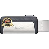 SanDisk - SDDDC2-128G-G46 128GB Ultra Dual Drive USB Type-C - USB-C, USB 3.1 - SDDDC2-128G-G46 Gray