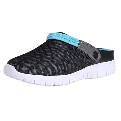 Dorical Sommer Mesh Sport Sandalen Schuhe Slipper Badeschuhe Wasserschuhe Pantoletten Freizeit Beach Pool Weich Leichte Beque