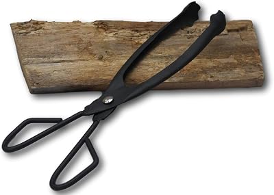 Inglenook 12 Inch Fire Tongs FIRE130 Black