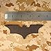 Batman Dark Knight ACU Gray GITD PVC Rubber 3D Touch Fastener Patch