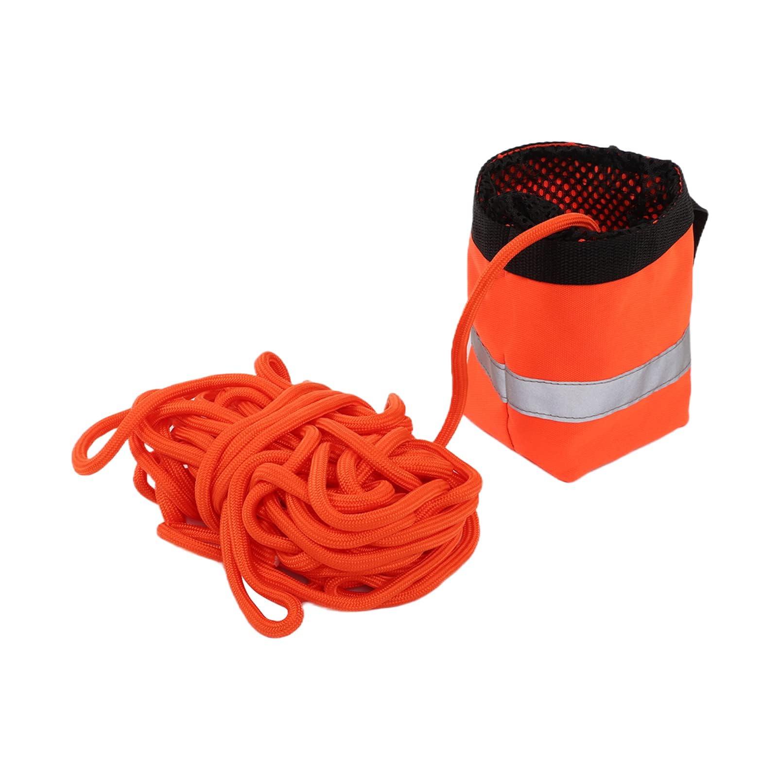 Agatige Water Floating Rope, Water Rescue Throw Bag with Reflective Throw Rope Water Floating Bag Safety Equipment for Kayaking, Boating, Rafting, Ice Fishing, Swimming Water Sports (30m)