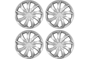 ROXX Hubcaps Set of 4, 17 Inch Universal Hubcaps Wheel Cover for Car Truck SUV Sedan, Hubcaps for 17 Inch Wheel Rim, Snap On 