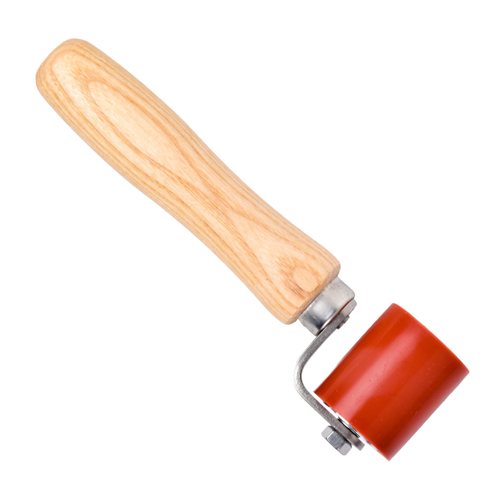 40 mm Silicone Pressure Roller, High Temperature Resistant Hand Pressure Roller, Silicone Presser, Hard Rubber Seam Roller, PVC Welding Tool, Heat Resistant Printing Roller for Roofing, Edge Tape,