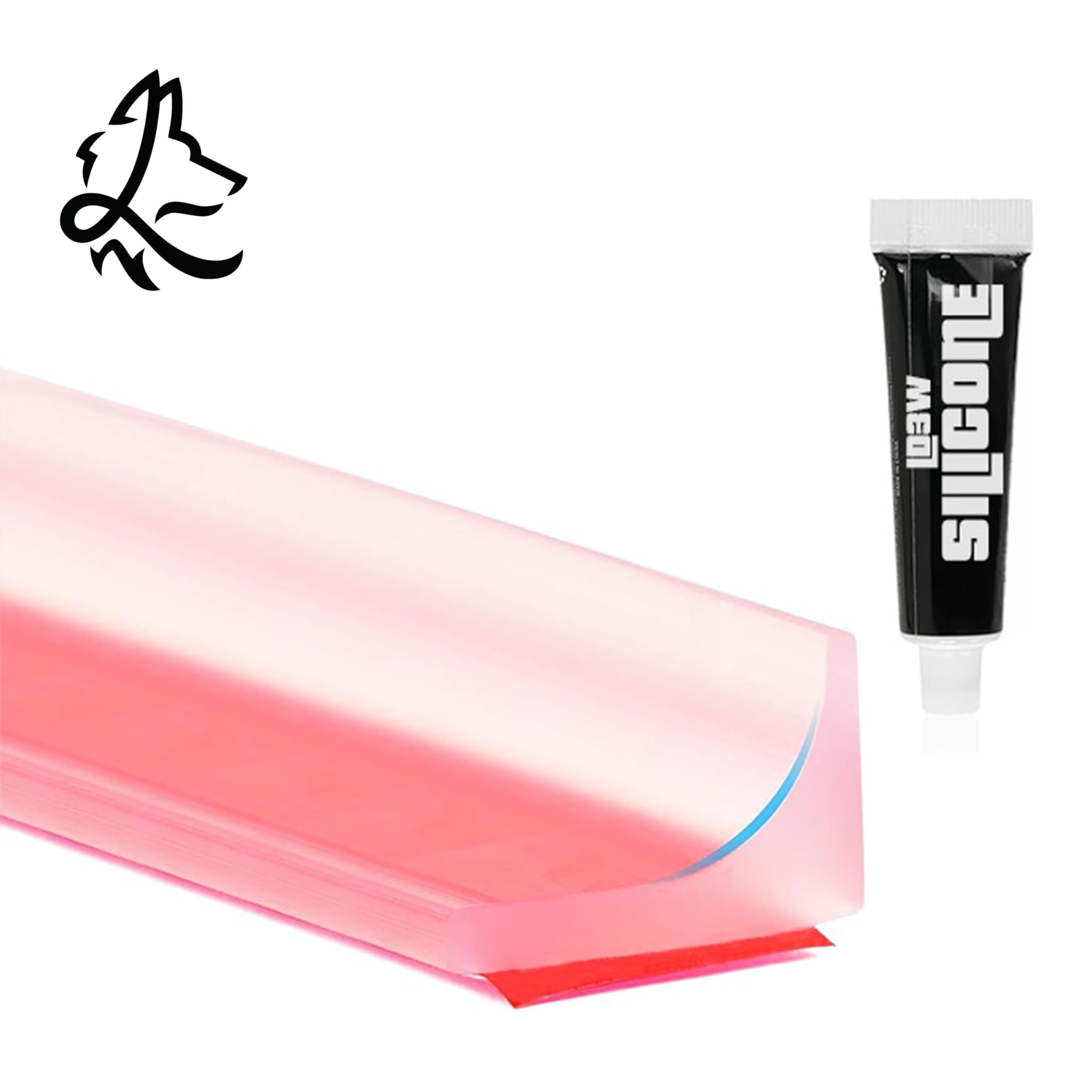 Shower Door Seal, Shower Screen Gasket, Shower Seal for Glass Wall, Shower Door Bottom Seal, White, Black, Grey or Transparent (Transparent, 3 Metres)