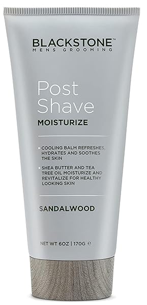 BLACKSTONE MEN’S GROOMING POST SHAVE MOISTURIZER WITH TEA...