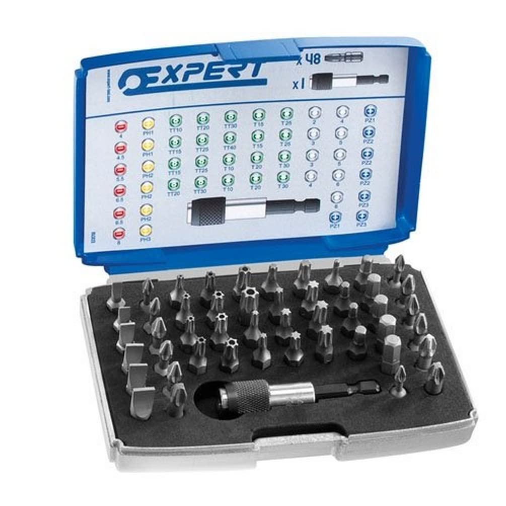 Britool E131701B 1/4-inch Drive Bit Set with Bit Holder (48 Pieces)