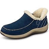 Orthofeet Women's Orthopedic Leather Lorin Hands-Free Slipper