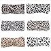 EagleUS 6pcs Baby Girls Toddler Bow Headband Leopard Elastic Hair Bows Bands Hoops Newborn Headwear (Leopard)