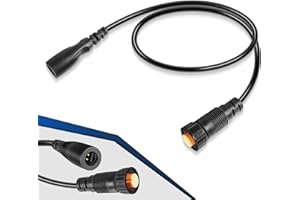 usvehj Replace for Garmin 010-12718-00 Sounder Adapter Cable, Connects 4-Pin Transducer to 12-Pin Fish Finder, for Garmin ech