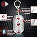 Alarm Keychain for Women - Siren Song Self Security 2 LED Device for Personal Protection