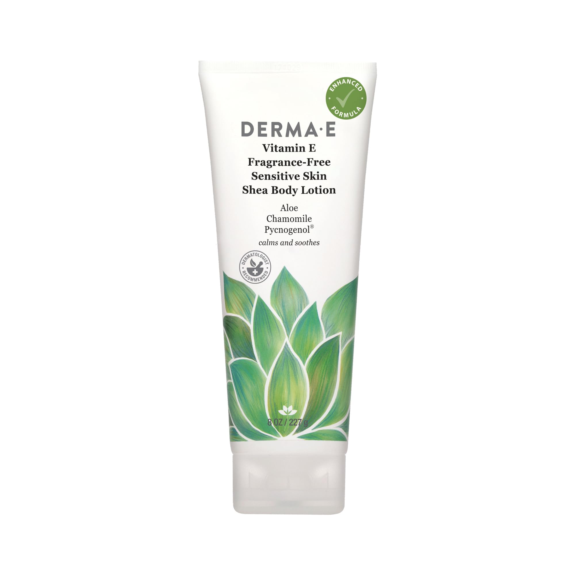 Derma E Vitamin E Intensive Therapy Body Lotion, Frag Free, Aqua, 8 Ounce