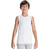 DEVOROPA Youth Baseball Chest Protector Softball Padded Compression Shirt Football Lacrosse Heart Guard Sternum Undershirt