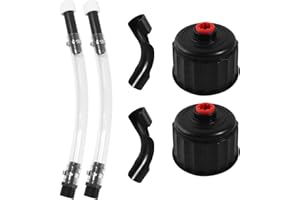 KOODBUER 2 Set of Racing Fuel Filler Hose Kits for VP Racing Fuel Jug 5.5 Gallon for VP Racing Fuel Jug Hose Bender for LC2 Jugs Hose Racing