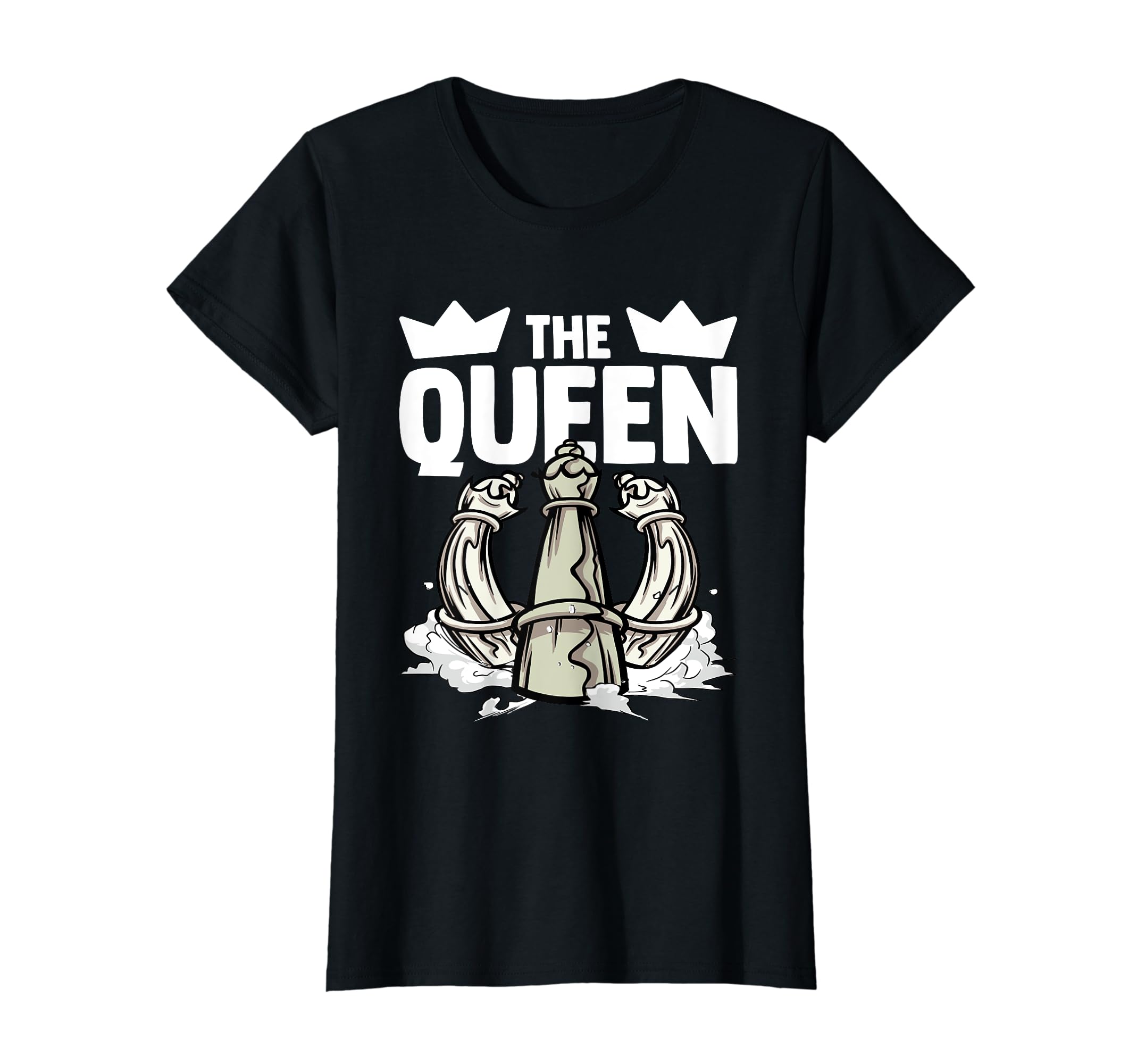 Queen Chess Figures, Chess, Halloween Party, Queen Cool T-Shirt