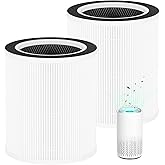 Hichoryer VK-6067B H13 True HEPA Replacement Filter, Compatible with HOKEKI VK-6067B and Vremi Air Purifier, 3-in-1 H13 Grade True HEPA and Activated Carbon Filter, 2Pack