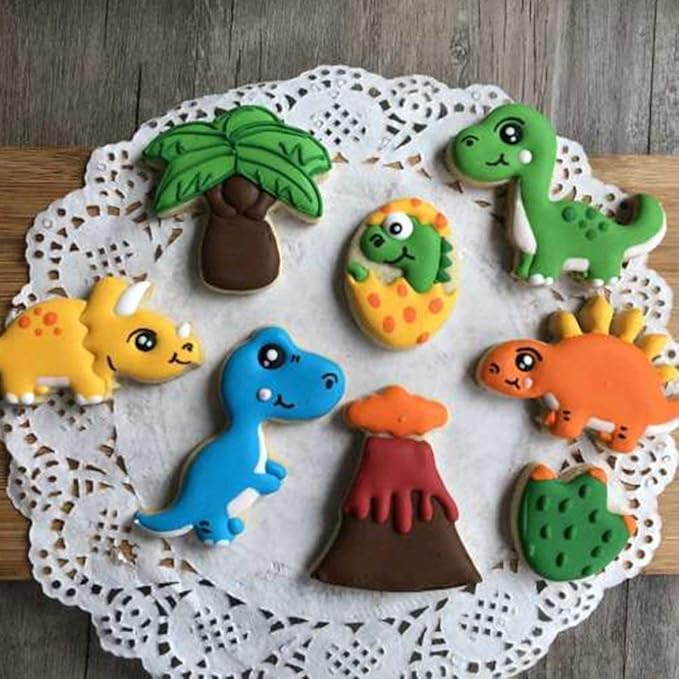 11 piezas molde galletas dinosaurios