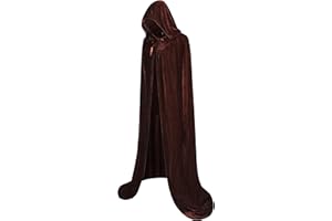 Regenboog Adult Velvet Cape with Hood,Velvet Cloak for Women and Men,Costumes for Halloween Christmas Renaissance