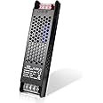 PZETCEIR LED Driver 24V 150W 6.5A Slim LED Power Supply, AC 100-250V to 24V DC Adapter, Constant Voltage Transformer for LED 