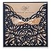 Wishmade Navy Blue Square Laser Cut Wedding Invitations Cards with Bowknot Lace Sleeve Cards Printable Kraft Paper for Engagement Birthday (pack of 50pcs)