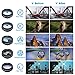 Phone Lens Kit, 10 in 1 Cell Phone Camera Lens- Zoom Telephoto Lens + Fisheye Lens + Wide Angle & 15x Macro Lens+ CPL/Flow/Radial/Star Filter+Kaleidoscope 3/6 Lens for iPhone X 8 7 6 6s Plus Samsung