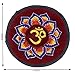Tibetan Velvet Embroidered Medium Singing Bowl Cushion Hindu OM