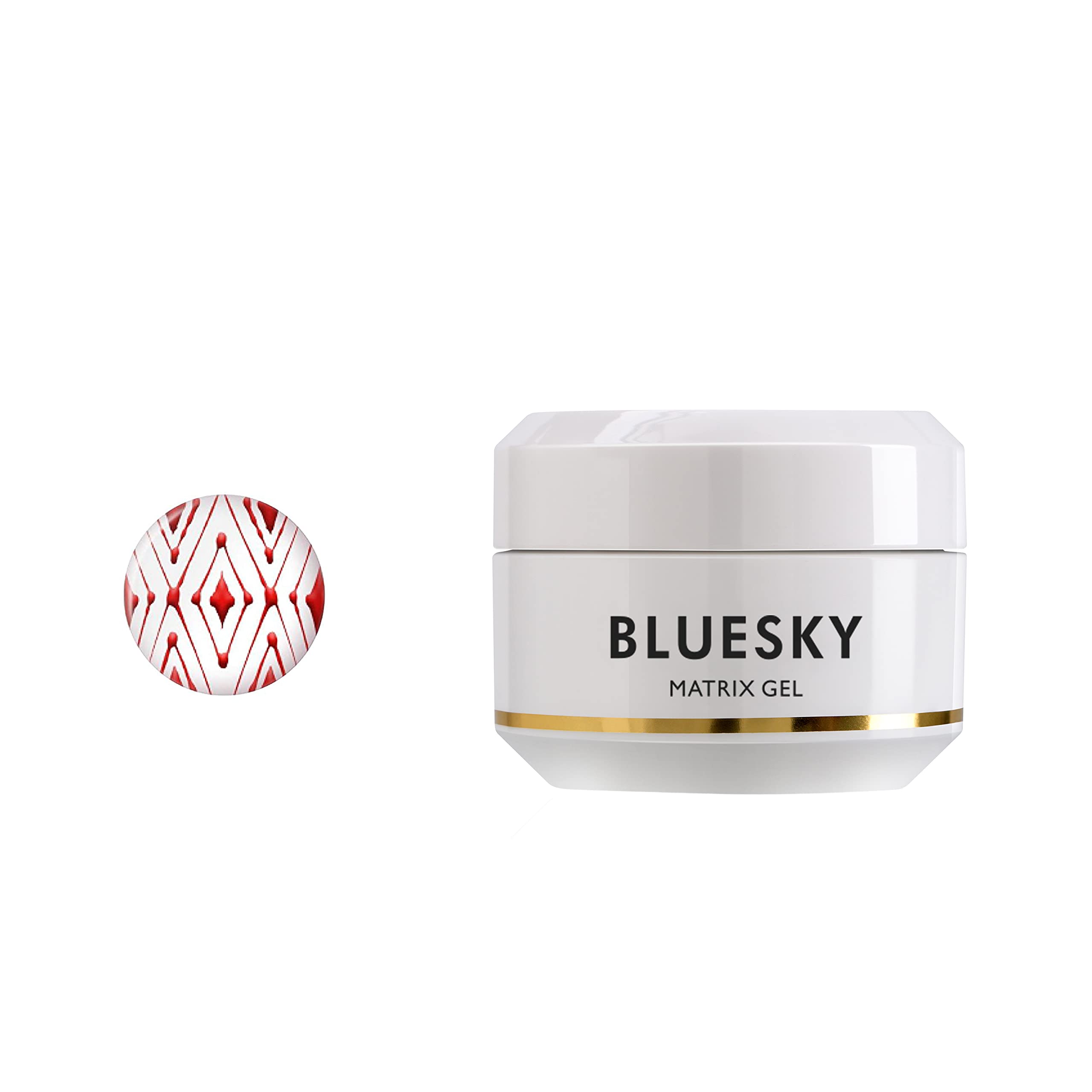 Bluesky Gel Polish, Matrix Gel, Red Spider Gel Nail Art, The Black Prince's Ruby, 8 ml (Requires curing under UV/LED Lamp)