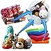 Stuffed Animal Storage Bean Bag Chair Cover “SOFT ’n SNUGGLY” Corduroy Kids & Toddlers Prefer Over Canvas - Replace Plush Toy Hammock or Net - Store Blankets & Pillows Too - Large, 4 Colors
