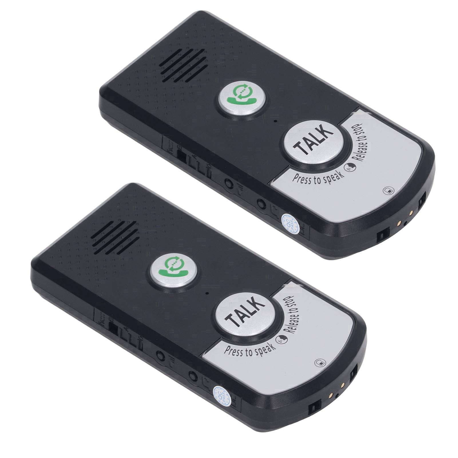 Wireless Voice 2Way Intercom Doorbell, Two Way Portable Walkie Talkie Operating at 1000m, Handheld Wireless Intercom System, Home Room to Room Communication System for Home Office