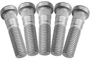 Mysttoo 5PCS Wheel Studs M12x1.5 Lug Stud Compatible with 2006-2022 Ford Focus Fusion Fiesta Escape Ranger MKC MKZ and Mazda 
