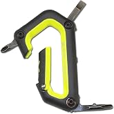 Click Carabiner Alpine Ski Carabiner Tool (Neon Yellow)