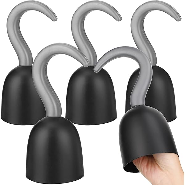 8 Pieces Plastic Pirate Hooks - Captain Hook Costume Accessories For Parties