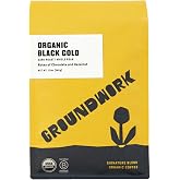 GROUNDWORK Organic Black Gold WHOLE BEAN Coffee Dark Roast - 12oz