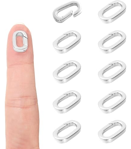 2pcs Adabele Authentic Sterling Silver Twister Hinged Necklace Shortener Enhancer...