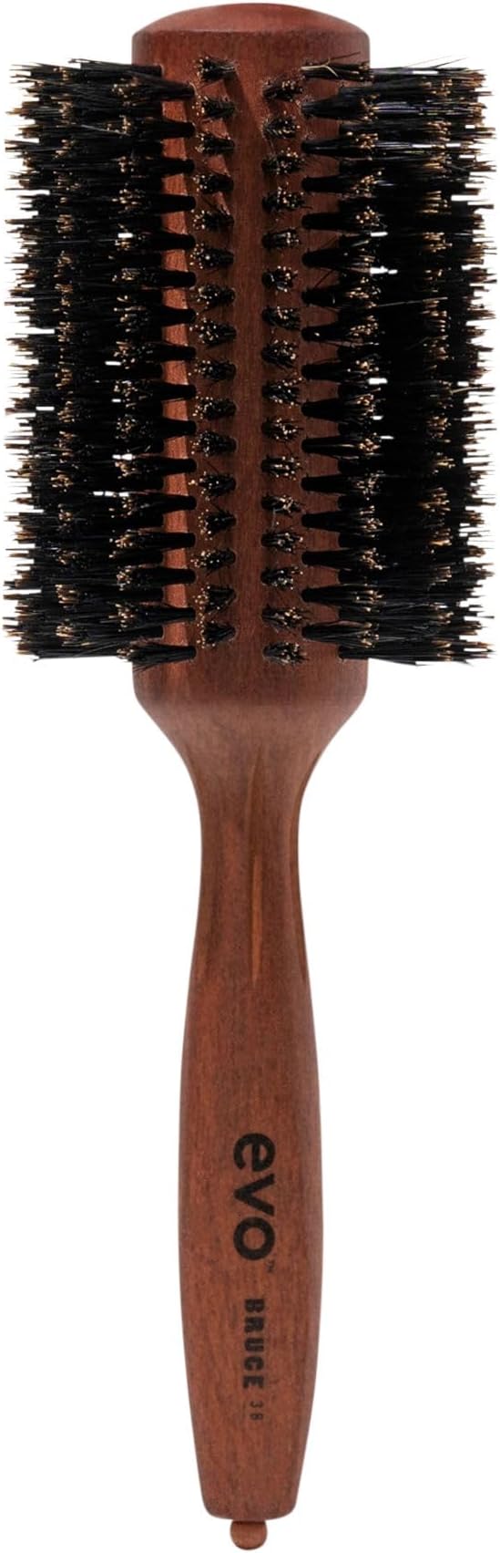 EVO Bruce Bristle Radial Brush 38mm Small Styling Brush Natural Boar Bristles
