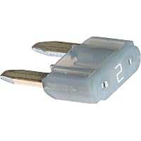 Bussmann BP/ATC-2-RP ATC Automotive Blade Fuse – 2 Amp, Gray, 5-Pack Card