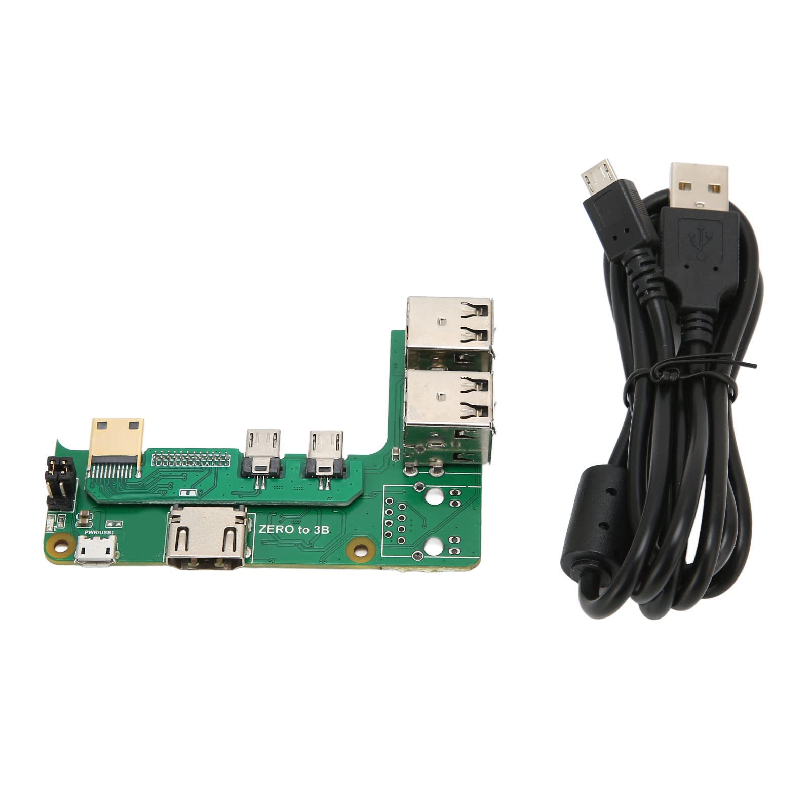 Bewinner for Raspberry Pi Expansion Board, 4 USB HDMI Female GPIO Height for Raspberry Pi for Zero 2W to 3B Expansion Board