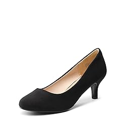 DREAM PAIRS Womens Suede Bridal Wedding Low Heel
