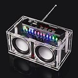 ZYWUOY DIY FM Radio Speaker Kit with LED Indicators and Remote 5V view 6