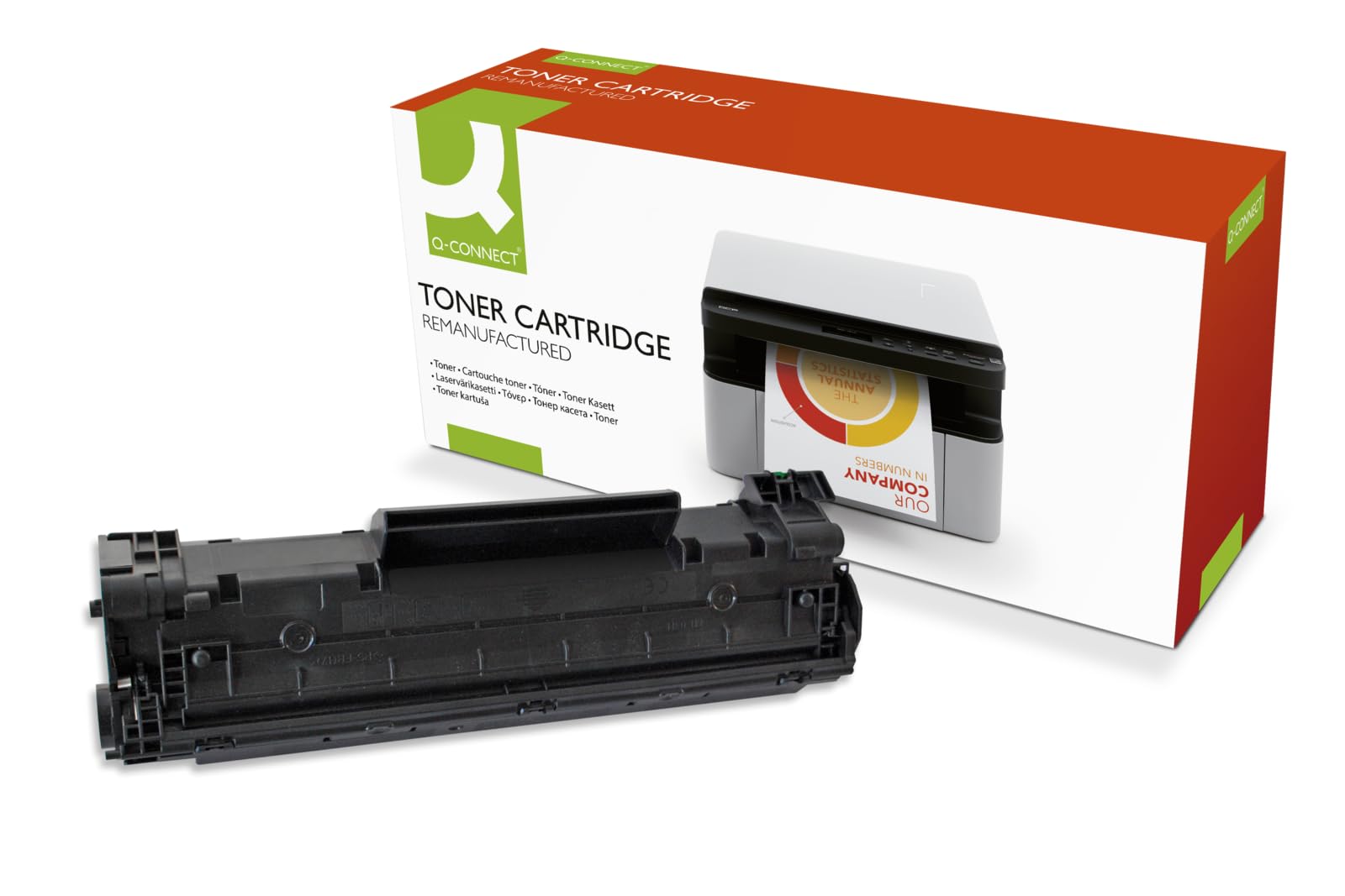 Q-Connect Compatible Solution HP 36A Black Laserjet Toner Cartridge